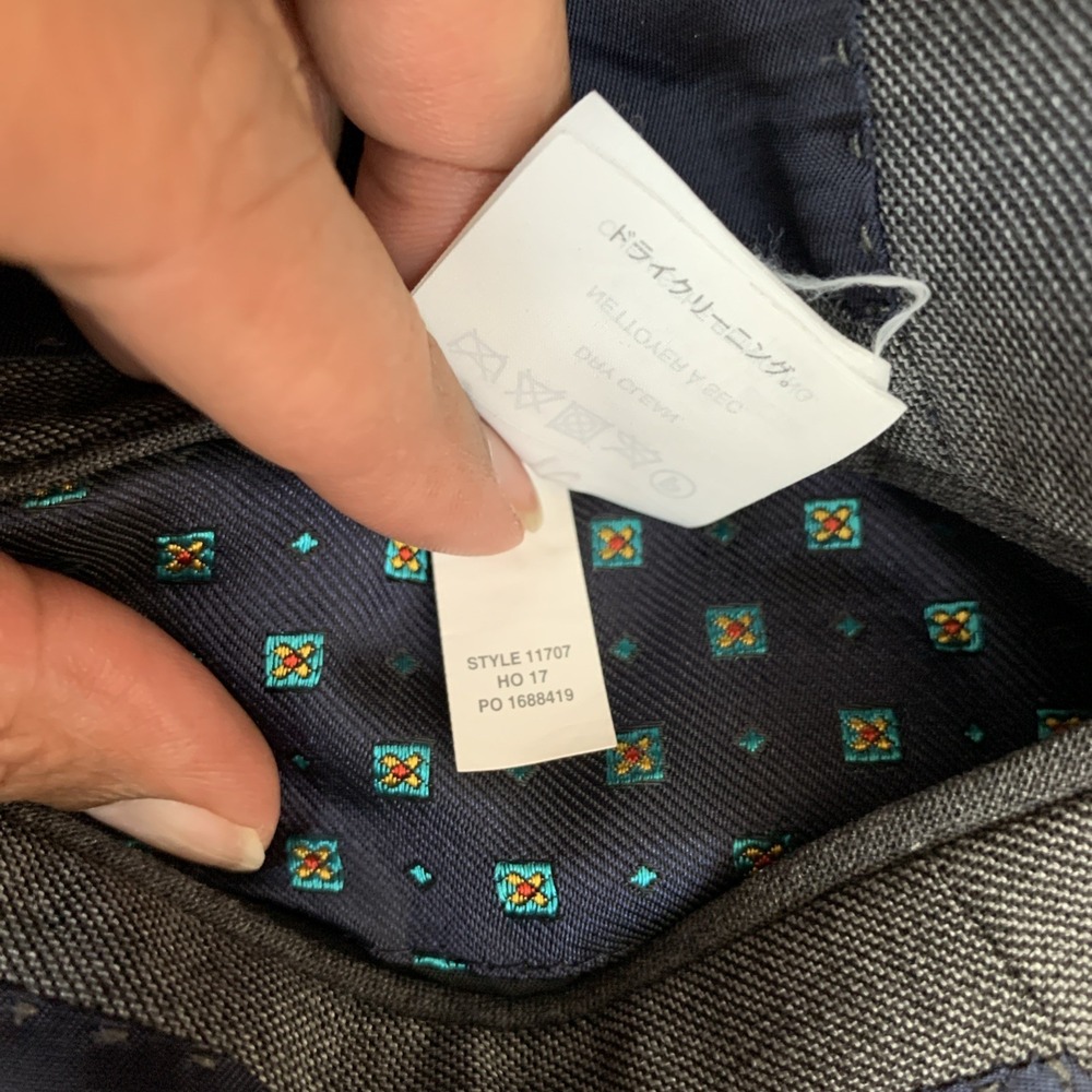 J.CREW Ludlow 40L Blazer Plaid Italian Wool Sport Coat Jacket Business Workwear - Picture 10 of 16
